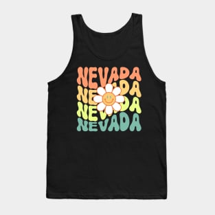 Nevada Groovy Daisy Travel Wanderlust State Tank Top